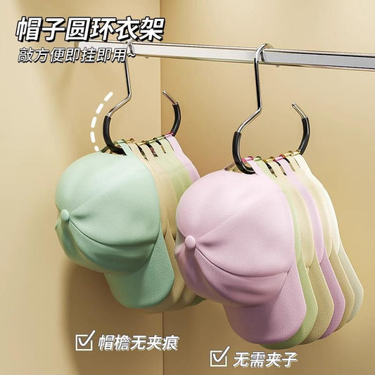 Hanging Closet Cap Organizer Strap with Hooks