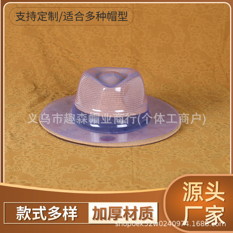 Clear Plastic Hat Crown Support & Storage Form